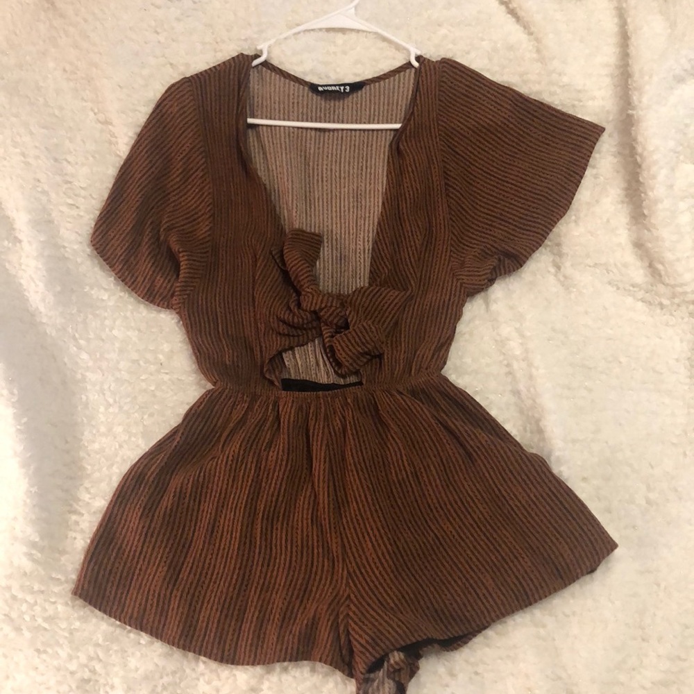 Brown romper
